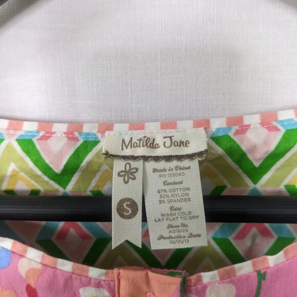 Matilda Jane Girl's Multicolored Fully Lined Dress with Pockets - Picture 3 of 8